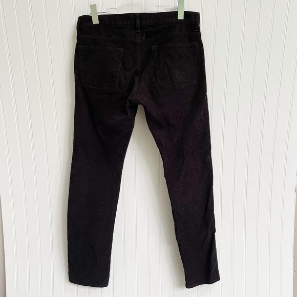 J. Crew 484 Slim-fit Pant In Corduroy Black 32 x 32 - Picture 6 of 7